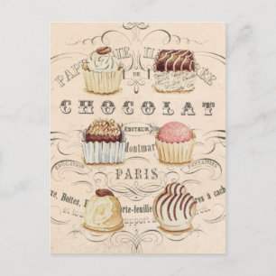 Vintage Chocolat...postcard Postcard