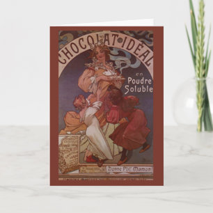 Vintage Chocolate Ad Greeting Cards