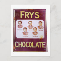 Vintage chocolate advertising poster