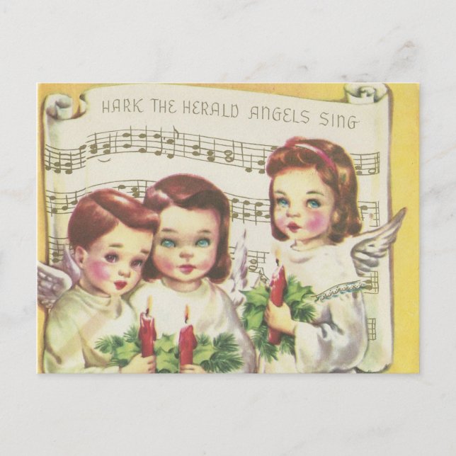 Vintage Choir Christmas Card (Front)