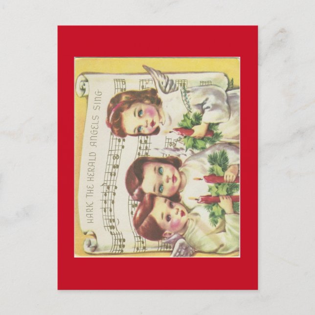 Vintage Choir Christmas Card (Front)
