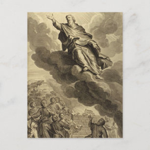 Vintage Christian Enoch Walks with God Postcard