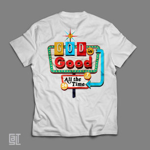 Vintage Christian Retro God is Good All the Time T-Shirt