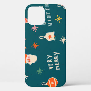 Vintage Christmas 2020: Ornamental Pattern iPhone 12 Case