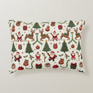 Vintage Christmas Accent Pillow