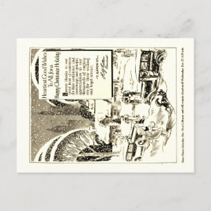 Vintage Christmas Ad Christmas Postcard