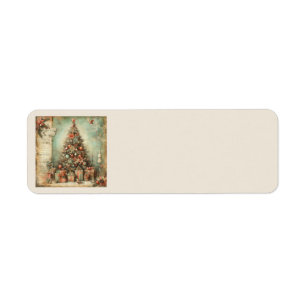 Vintage Christmas Address Labels