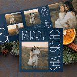 Vintage Christmas Aesthetic Customized Navy Blue Tri-Fold Programme<br><div class="desc">Celebrate the holidays with a touch of timeless elegance using our Vintage Christmas Aesthetic Customized Navy Blue Tri-Fold Program. Designed for those who love the nostalgic charm of retro Christmas cards, this beautifully crafted trifold features a sleek navy blue background adorned with bold retro typography. Personalize it with your favourite...</div>