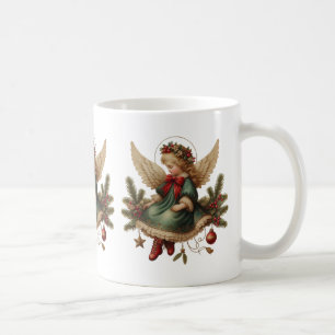 Vintage Christmas Angel Coffee Mug