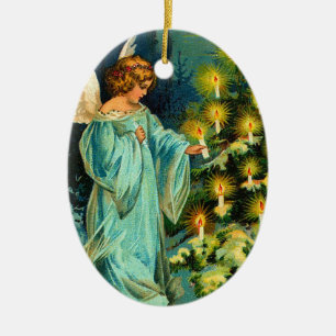 Vintage Christmas Angel Ornament
