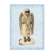 Vintage Christmas Angel Postcard