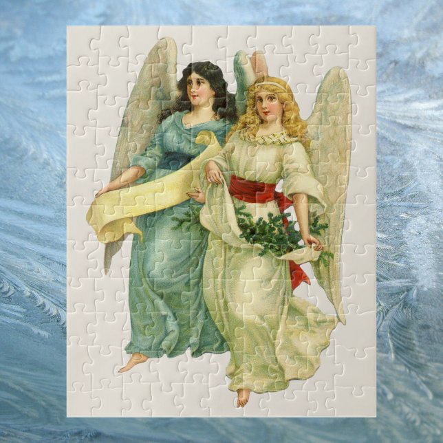 Vintage Christmas, Angelic Victorian Angels Jigsaw Puzzle (Creator Uploaded)