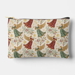 Vintage Christmas Angels Accessory Pouch