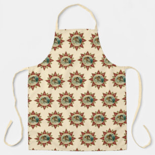 Vintage Christmas Angels Apron