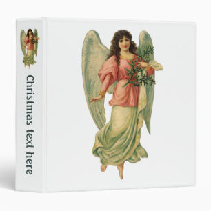 Vintage Christmas, Antique Victorian Angel Binder