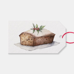 Vintage Christmas Bread Gift Tag