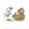 Vintage Christmas Bunnies in the Snow