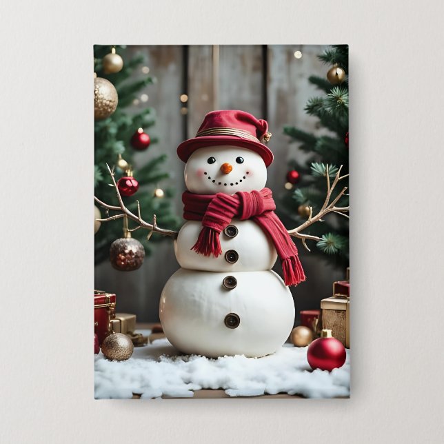 Vintage Christmas - Button (Front)