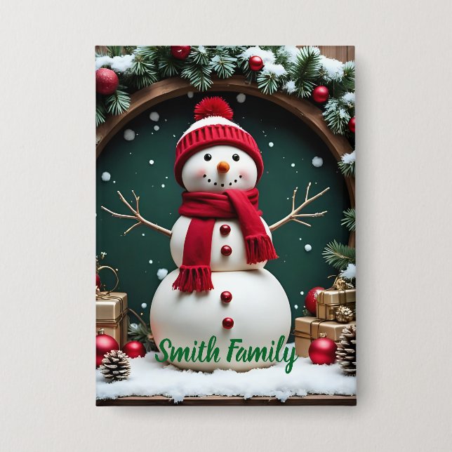 Vintage Christmas - Button (Front)