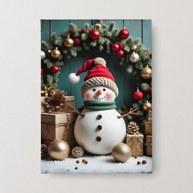 Vintage Christmas - Button (Front)