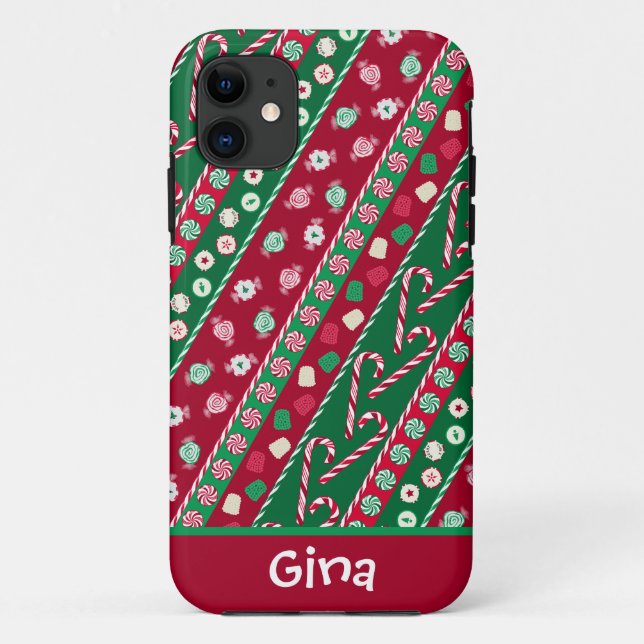 Vintage Christmas Candies Case-Mate iPhone Case (Back)