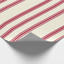Vintage Christmas Candy Cane Wrapping Paper