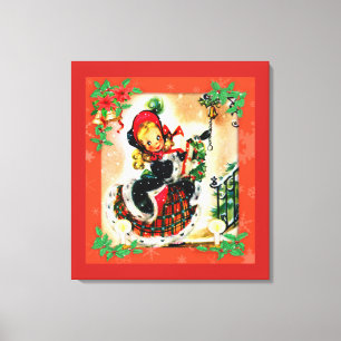 Vintage Christmas Canvas Print