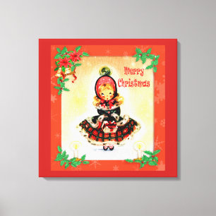 Vintage Christmas Canvas Print