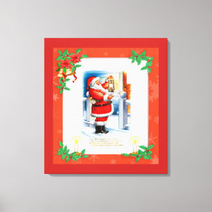 Vintage Christmas Canvas Print