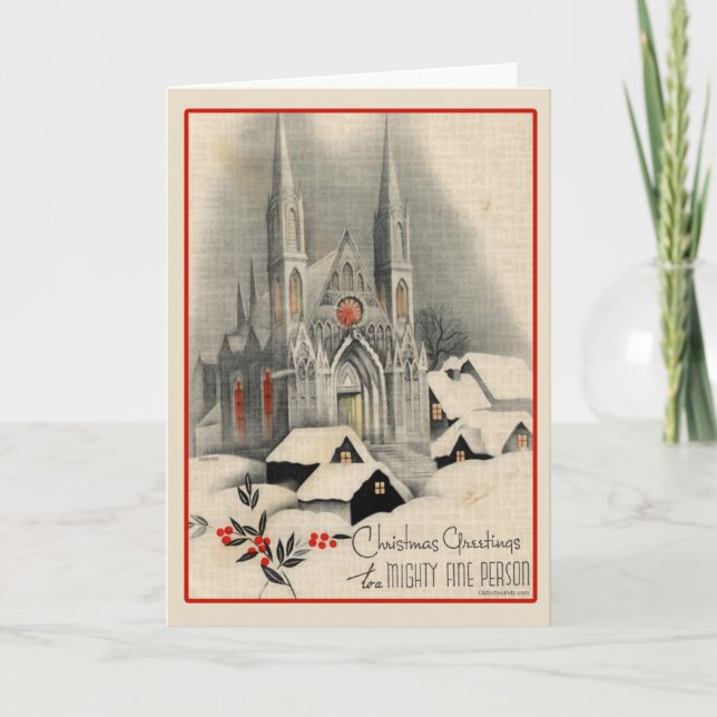 Vintage Christmas Card (Front)