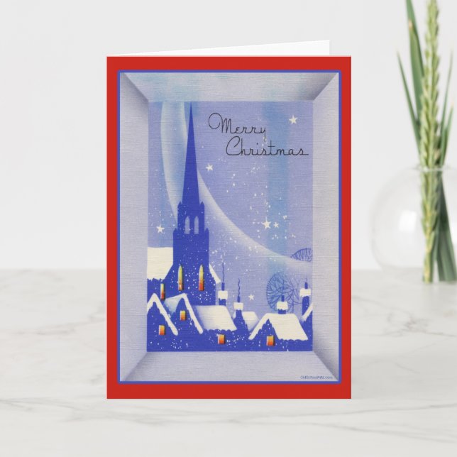 Vintage Christmas Card (Front)