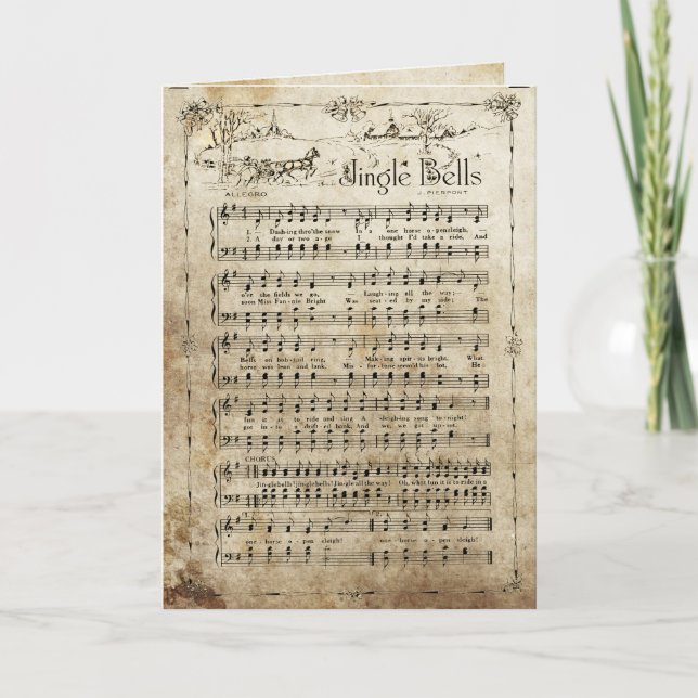 Vintage Christmas card (Front)