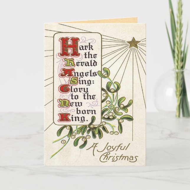 Vintage Christmas Card (Front)
