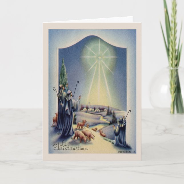 Vintage Christmas Card (Front)