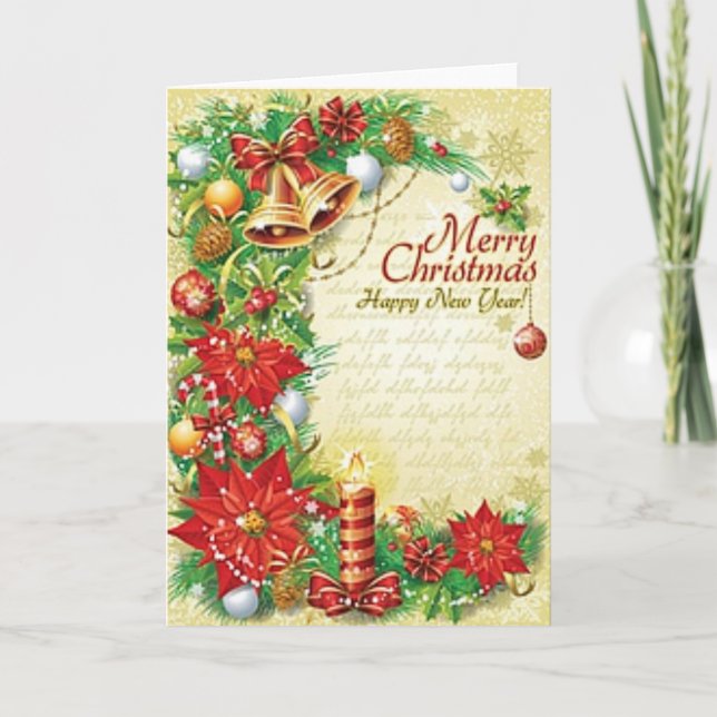Vintage Christmas Card (Front)