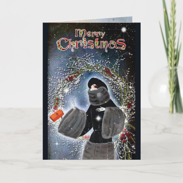 Vintage Christmas Card (Front)