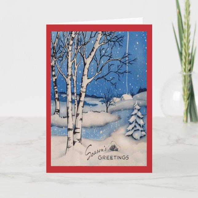 Vintage Christmas Card (Front)