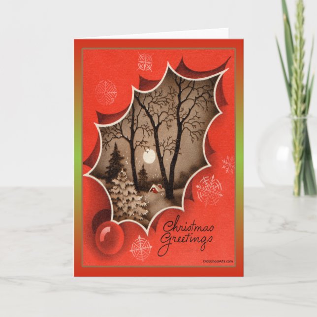 Vintage Christmas Card (Front)