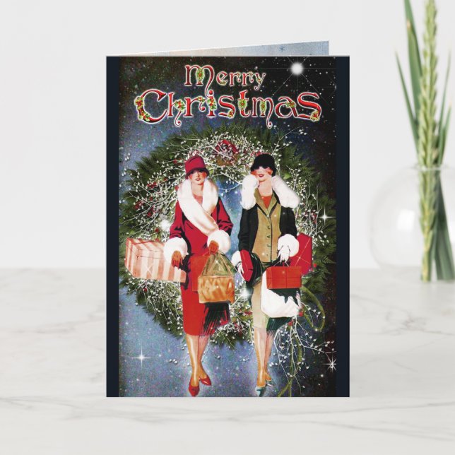 Vintage Christmas Card (Front)