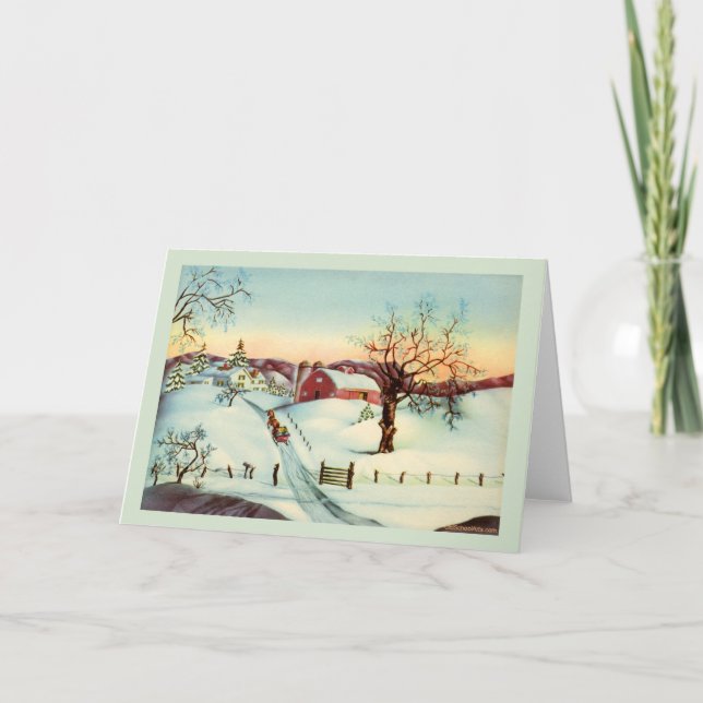 Vintage Christmas Card (Front)