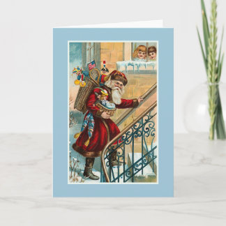 "Vintage Christmas Card" Holiday Card