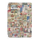 Vintage Christmas Cards Holiday Pattern