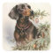 Vintage Christmas Dachshund Dog