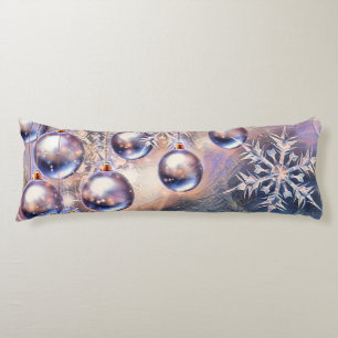 Vintage Christmas Decorations Ornaments   Body Pillow