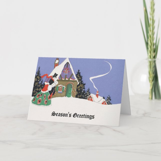 Vintage Christmas, Easy to Customize Cards (Front)