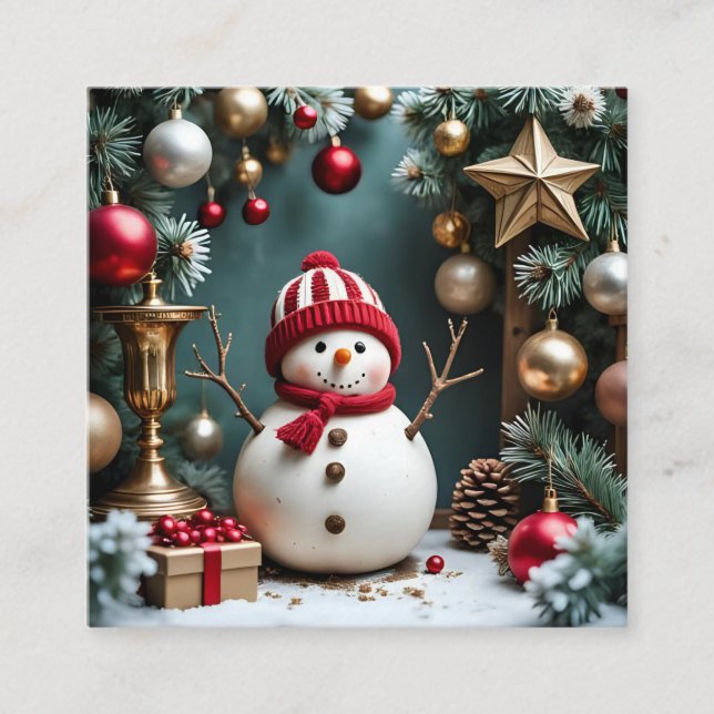 Vintage Christmas - Enclosure Card (Front)