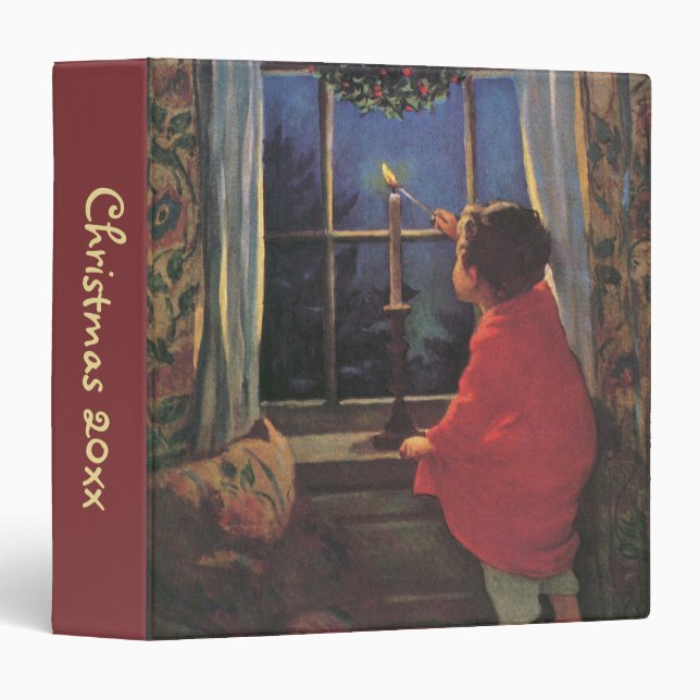 Vintage Christmas Eve by Jessie Willcox Smith Binder (Front/Spine)