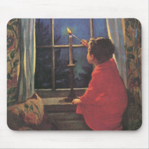 Vintage Christmas Eve by Jessie Willcox Smith Mouse Pad