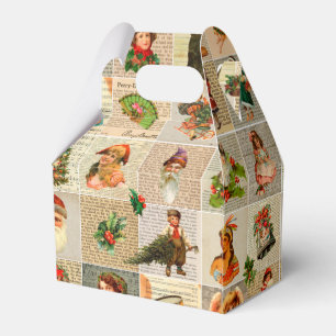 Vintage Christmas Favour Box