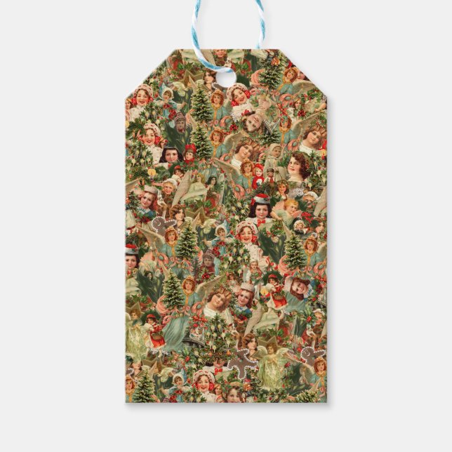 Vintage christmas Gift Tag (Front)